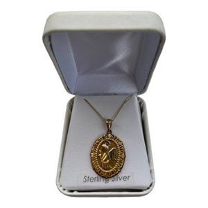 Sterling Silver Gold-Tone Vintage Necklace